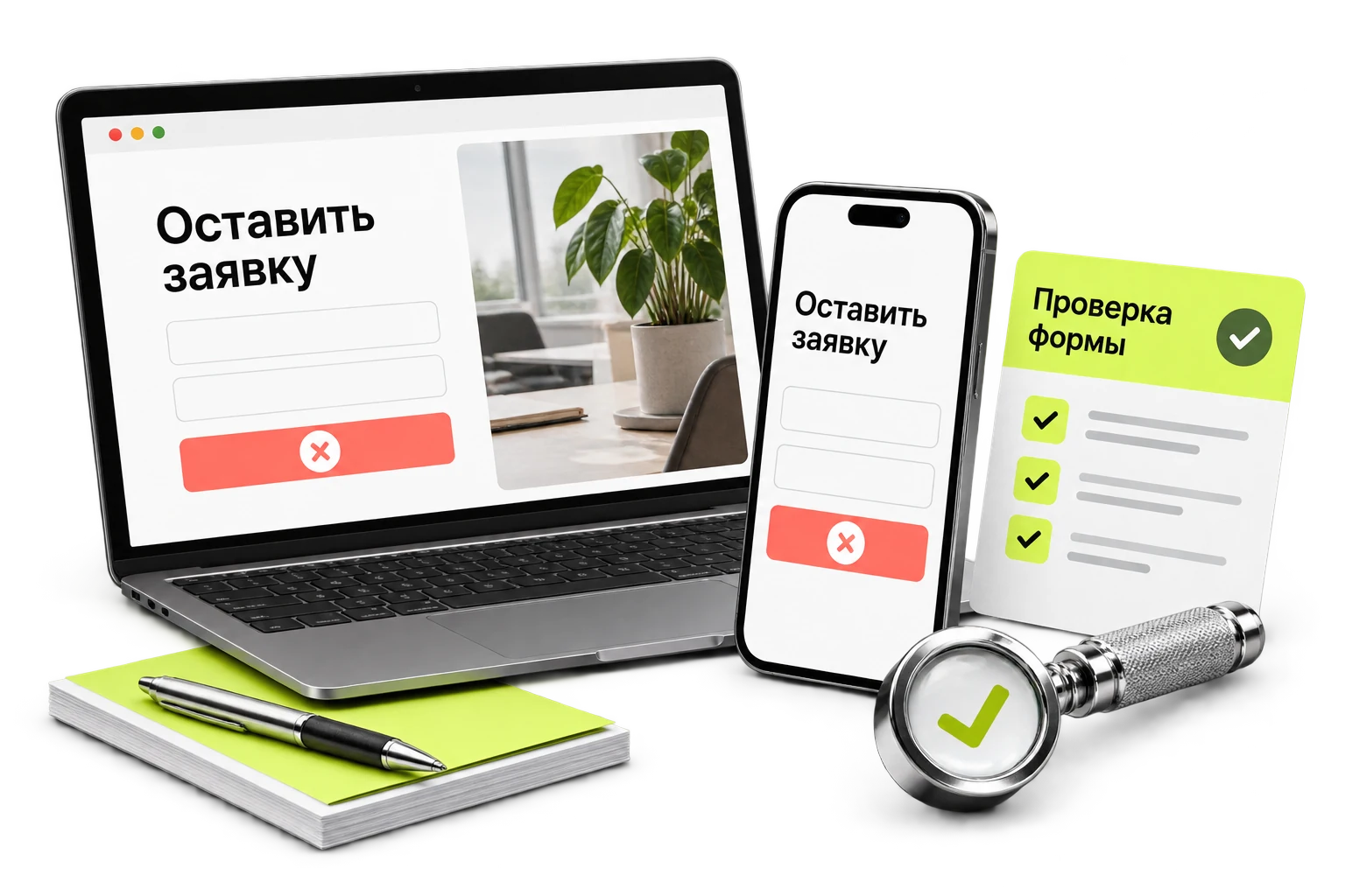 Форма не отправляет. Заявки теряются.